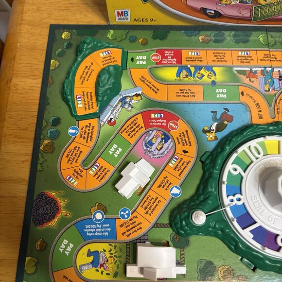 Hasbro Milton Bradley Board Game The Game‎ of Life Simpsons Ed Complete 2004 - Picture 6 of 16